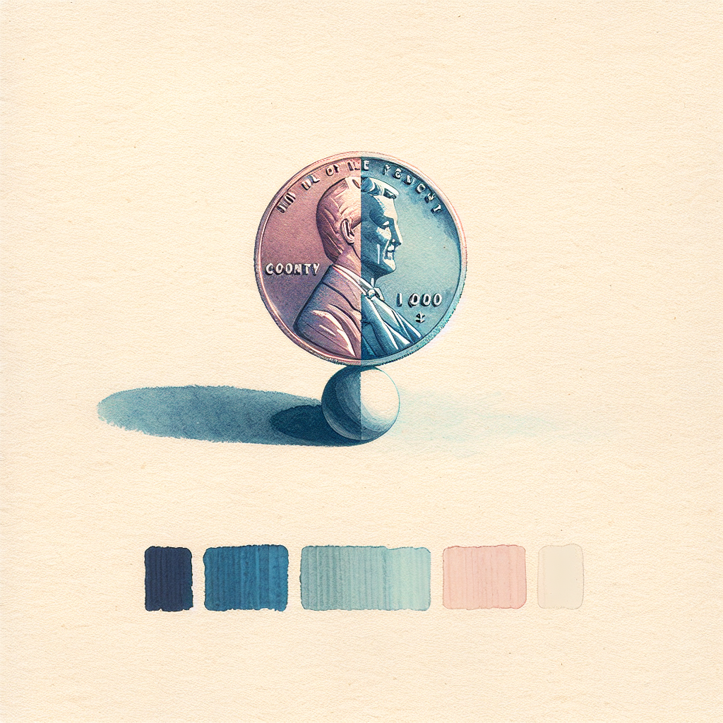 Watercolour illustration in pale paper, faded ink blue, hesitant pink, and soft moss tones for the The flirty friend calibration: questions for the long-running mutual-attraction situation. pack.